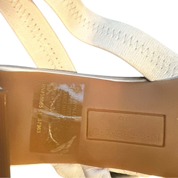 Caslon  Ivory Block Heel Sandals Size 9 | New Without Tag - Picture 7 of 11